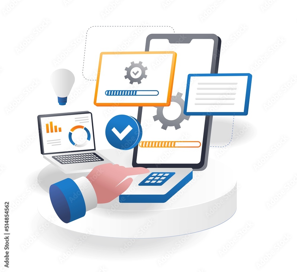 Smartphone application maintenance process Smartphone application maintenance process