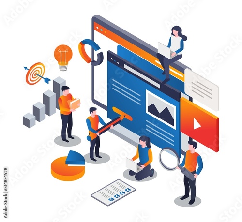 Web developer creative team
