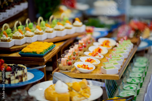 catering food, dessert and sweet, mini canapes, snacks and appetizers, food for the event, sweetmeat 