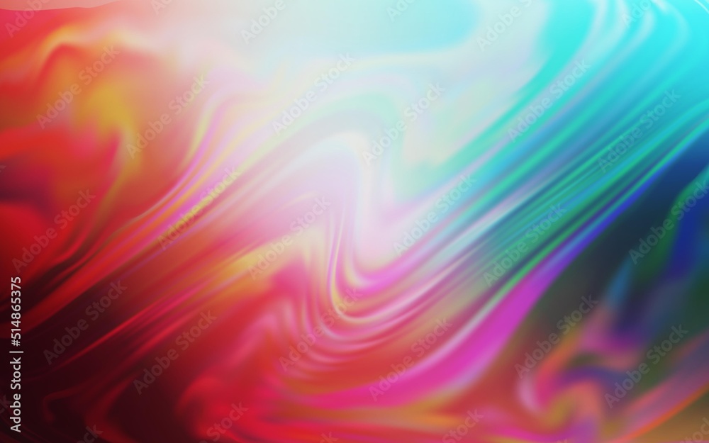 Fototapeta premium Light Blue, Red vector blurred shine abstract texture.