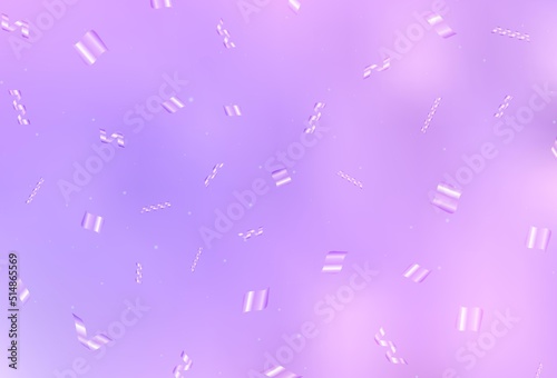 Light Purple vector pattern in Christmas style.