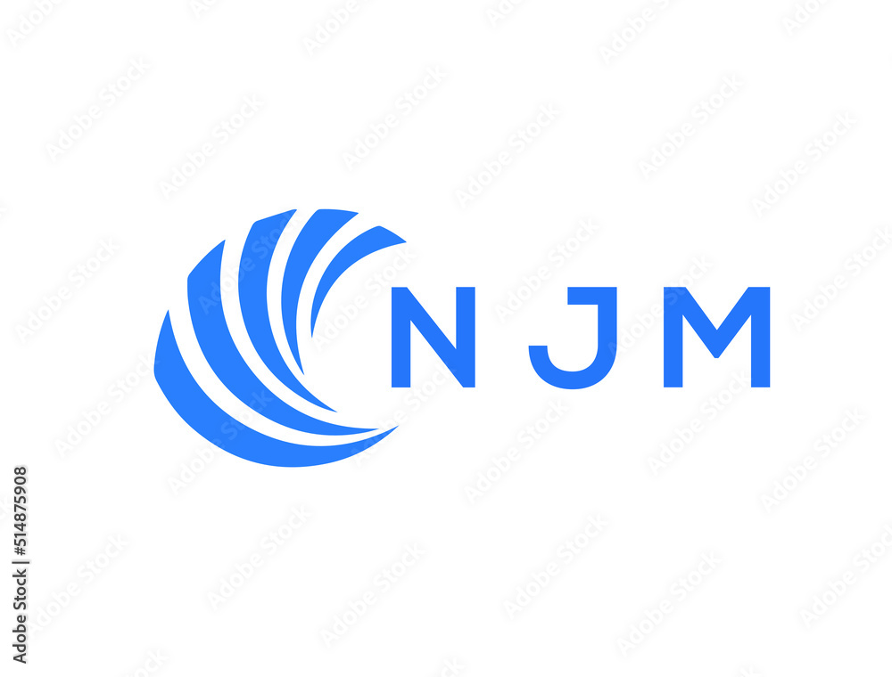NJM Flat accounting logo design on white background. NJM creative initials Growth graph letter logo concept. NJM business finance logo design.
NJM Flat accounting logo design on white background. NJM creative initials Growth graph letter logo concept. NJM business finance logo design.