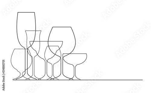 wine glass drawing vector illustration	
