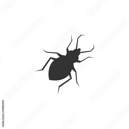Bug icon logo template © siti