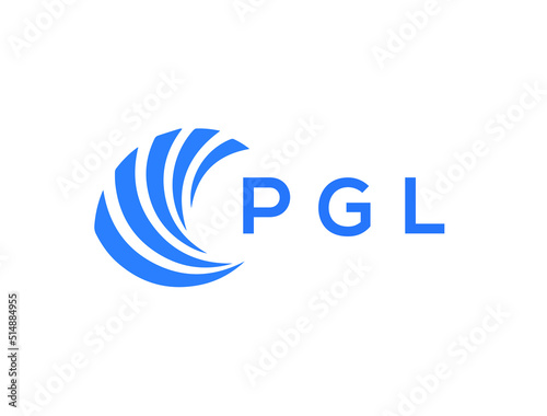 QGL Flat accounting logo design on white background. QGL crePGL Flat accounting logo design on white background. PGL ative initials Growth graph letter logo concept. QGL business finance logo design. 