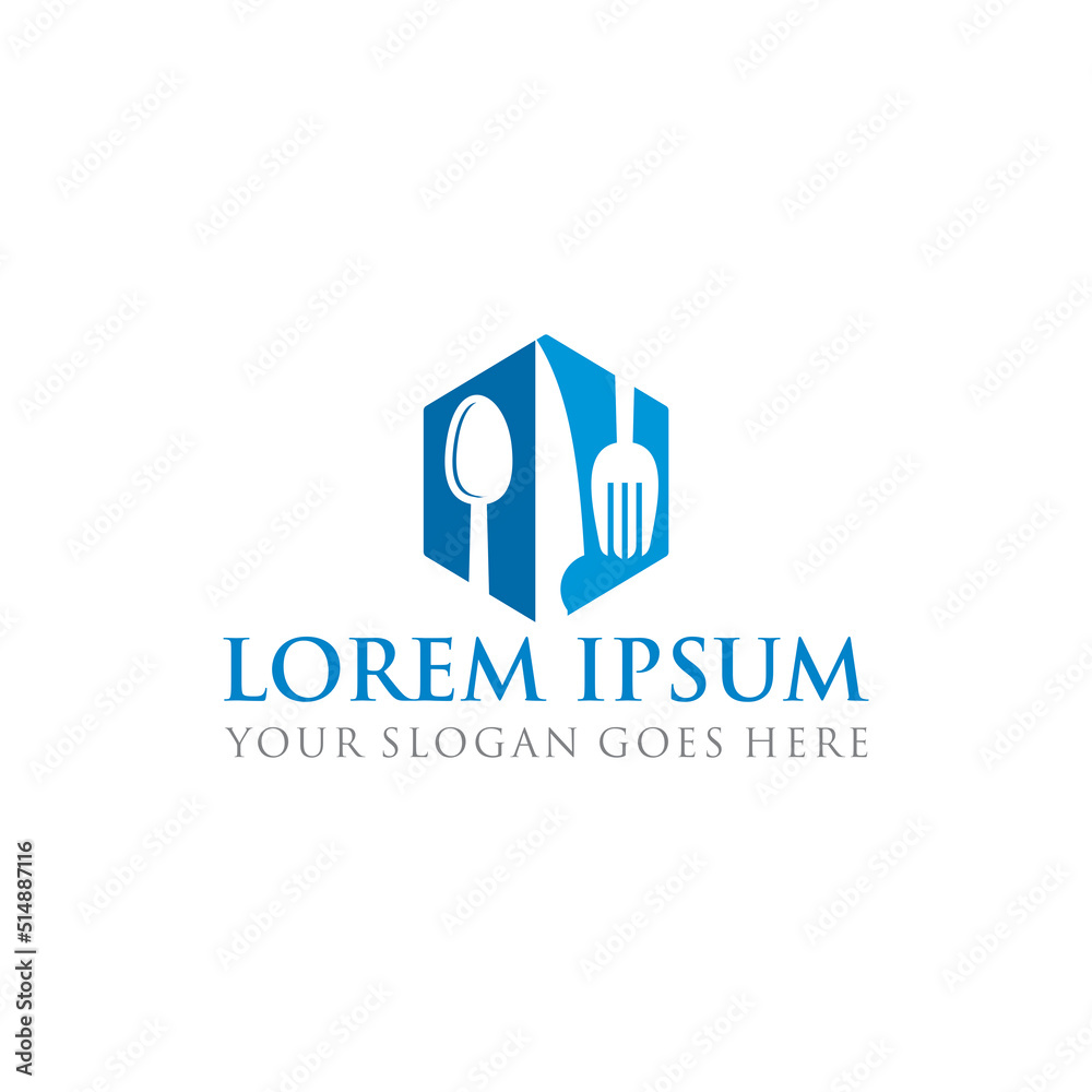 Fototapeta premium restaurant logo , food logo vector