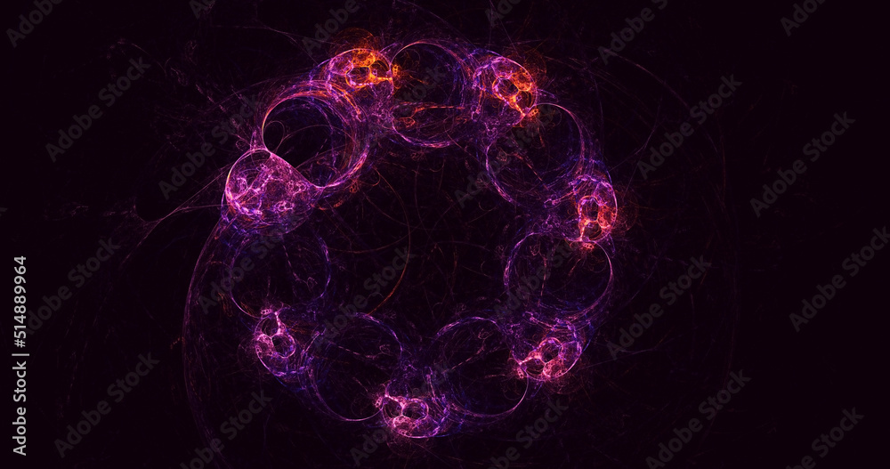 3D rendering abstract circle light background 3D rendering abstract circle light background
