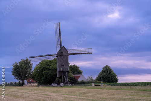 An beautiful mill in Wannegem-Lede Flanders