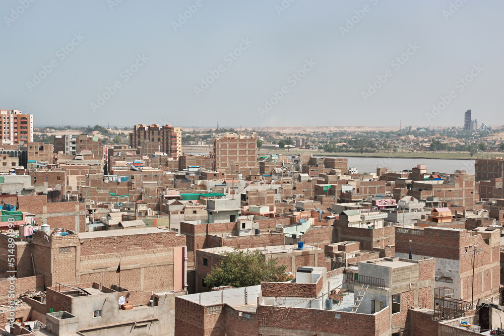 The view of the center of Sukkur, Pakistan