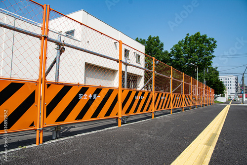 工事現場のガードフェンス
