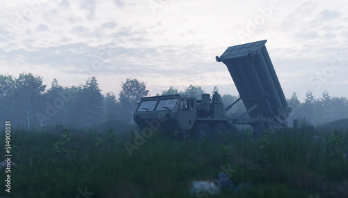 Fotografía Anti-ballistic missile defense military system