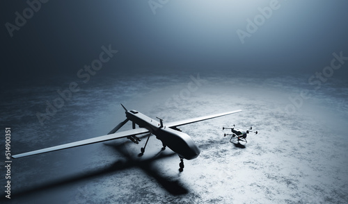 Military combat drone UAV
