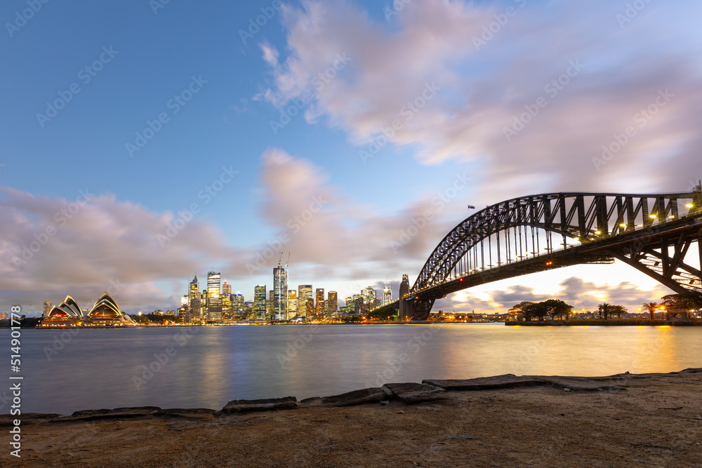 Naklejka premium Sydney am Abend