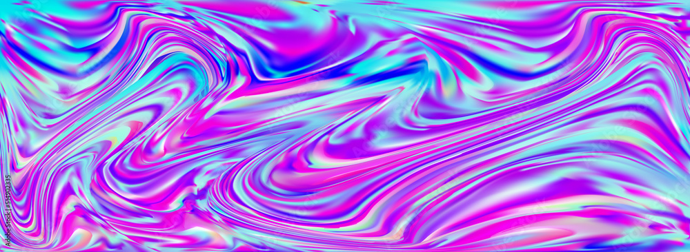 Abstract Trendy Neon Fluorescent and Psychedelic Background