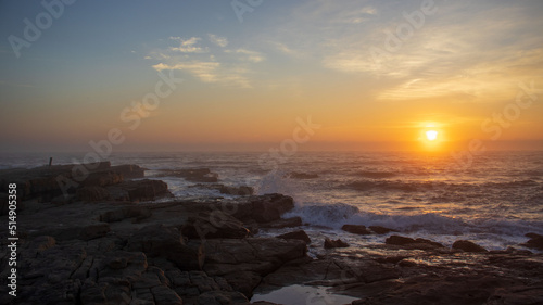 Ocean view of the south coast of South Africa