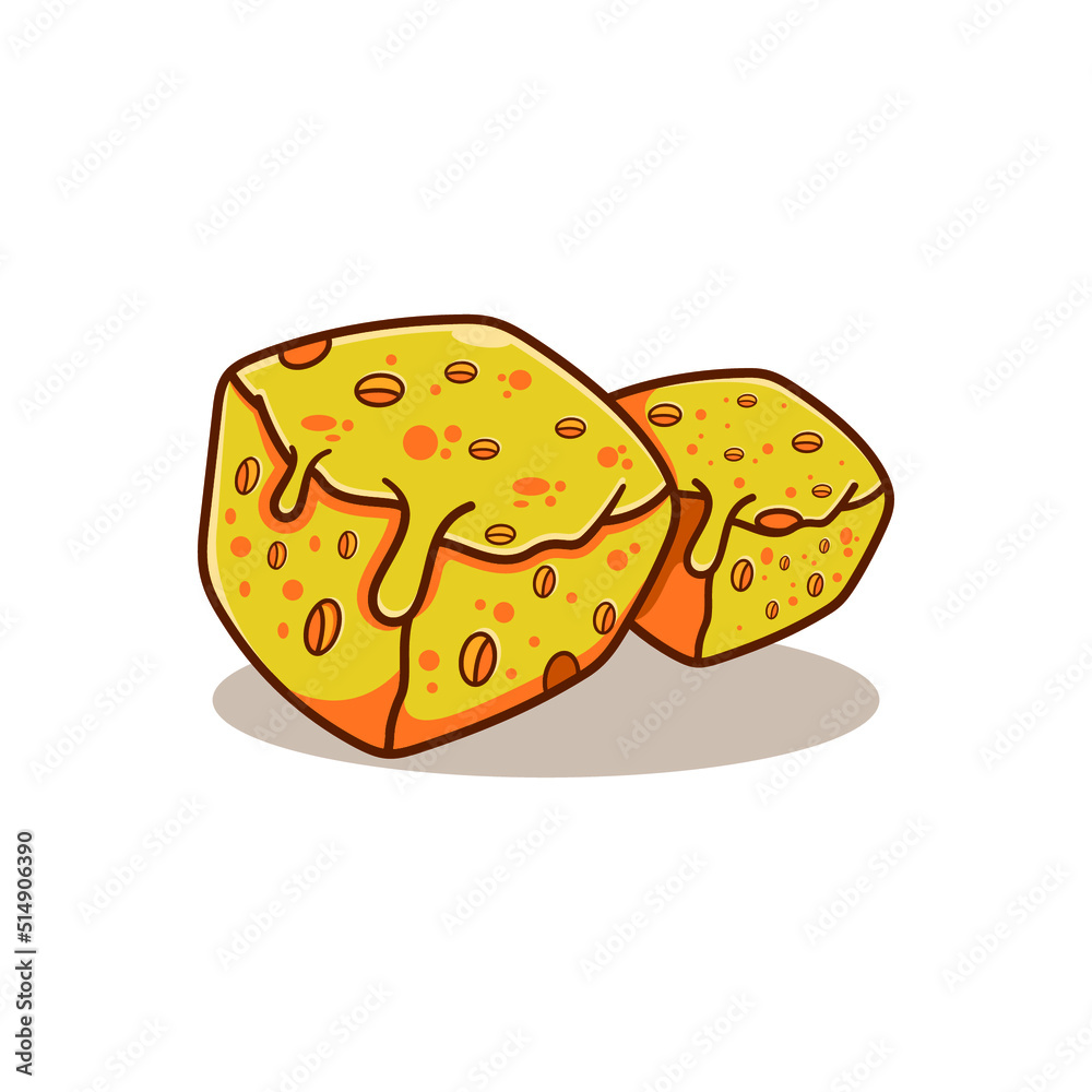cheese mascot character logo design vector illustration cheese mascot character logo design vector illustration