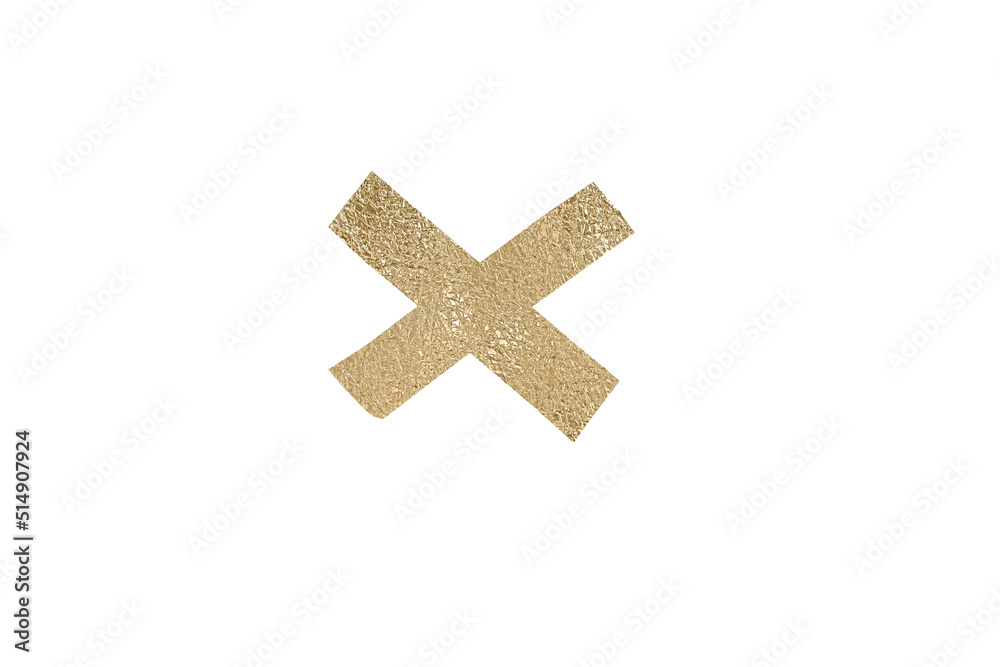 Obraz premium Isolated gold pieces on transparent background