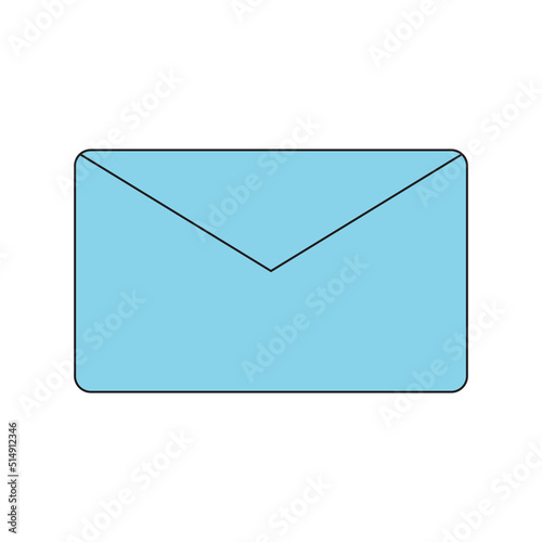 mail icon vector. email, postcard, letter, envelop