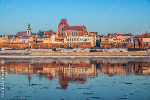 panorama of the old town Toruń