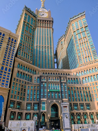 Makkah Royal Clock Tower is one part of the building of the Makkah Royal Clock Tower hotel - Fairmont Hotel and is included in the Abraj al Bait complex. It is located in front of Masjidil Haram photo