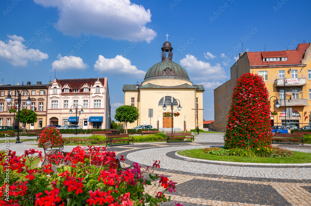Market square in Kruszwica