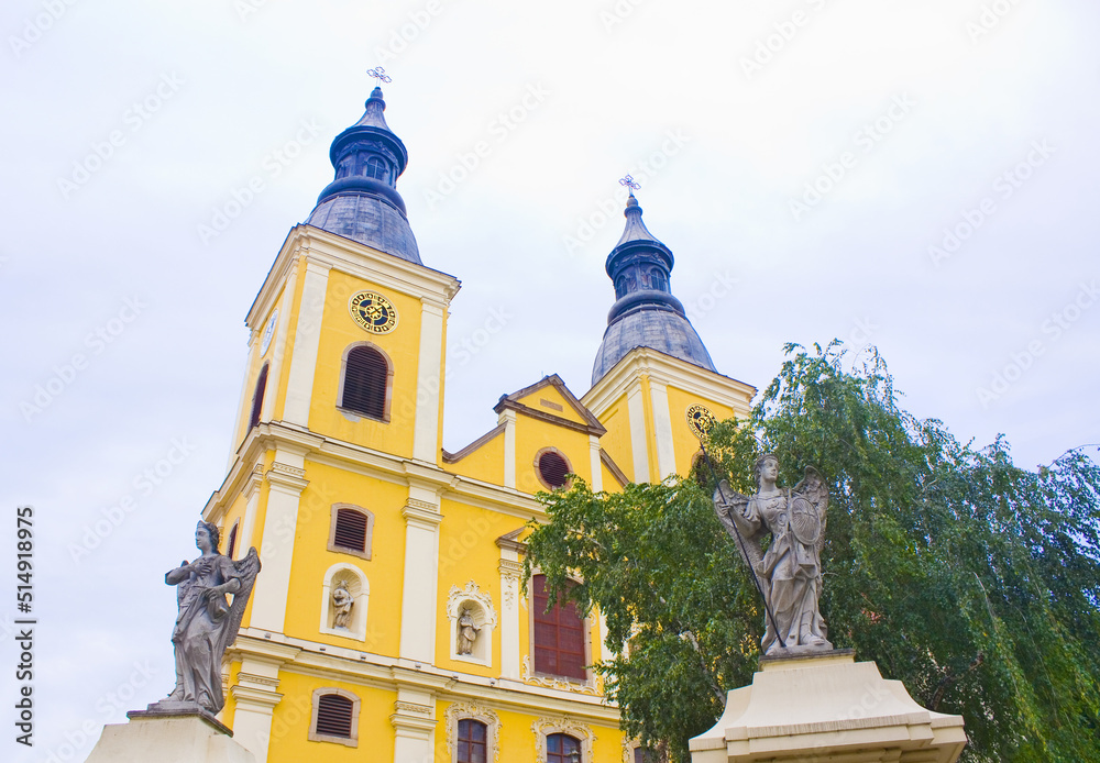 Church of St. Bernard in Eger, Hungary 