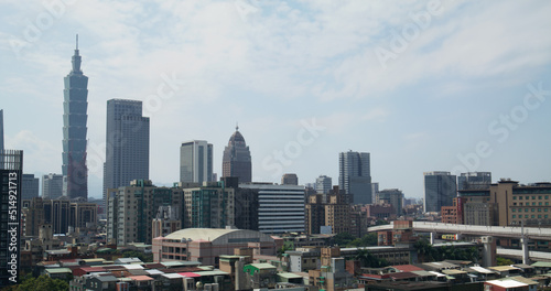 Taipei city skyline
