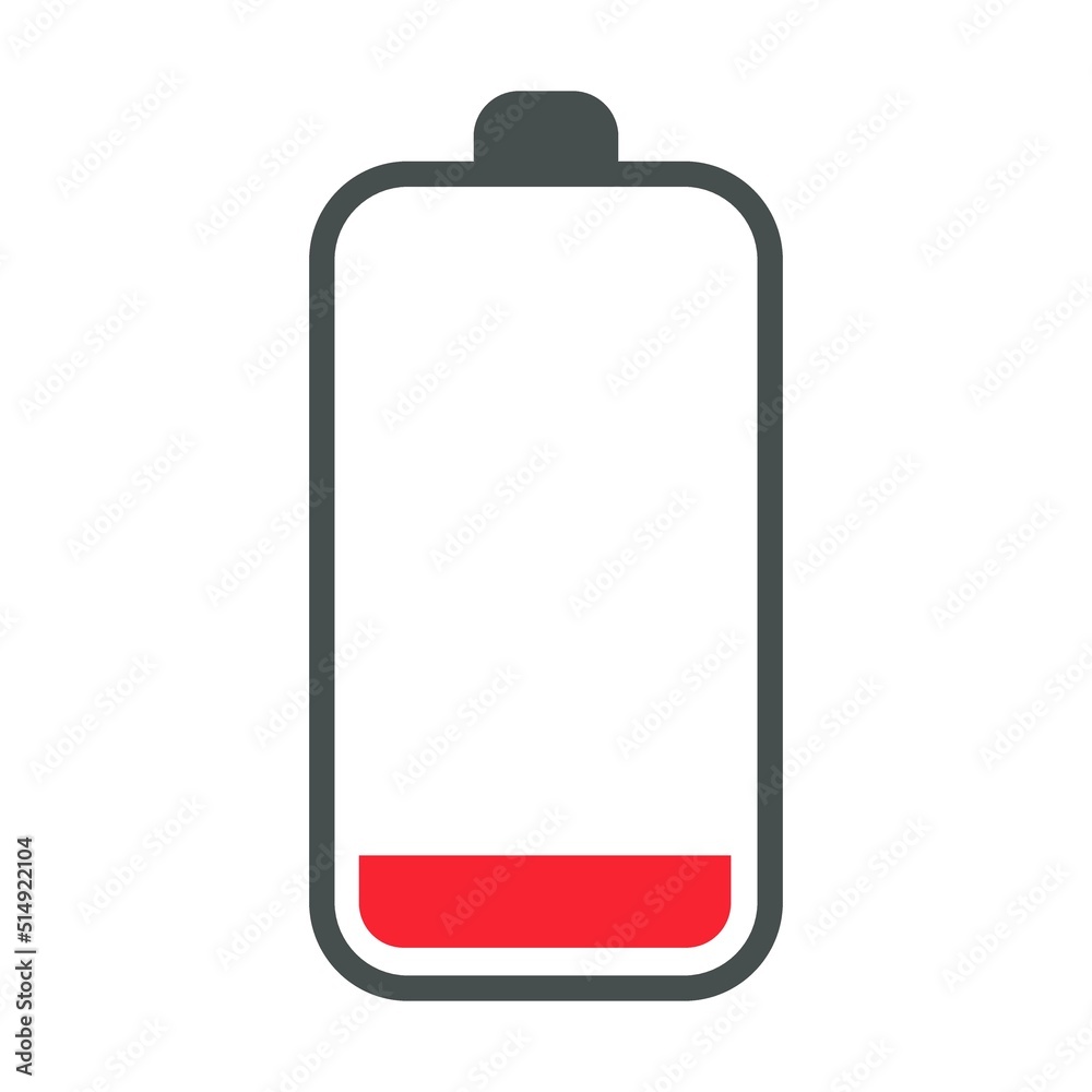 Charge or recharge indicator, power loading isolated vector illustration. Phone battery charge status flat symbol. Smartphone UI symbol Charge or recharge indicator, power loading isolated vector illustration. Phone battery charge status flat symbol. Smartphone UI symbol