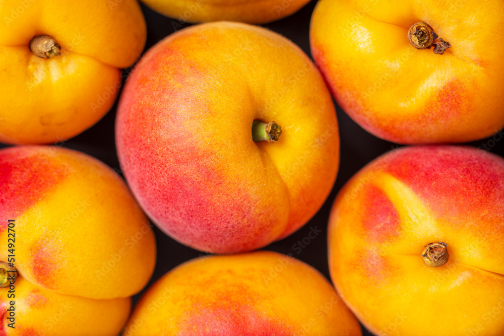 Ripe apricot fruit background closeup Ripe apricot fruit background closeup