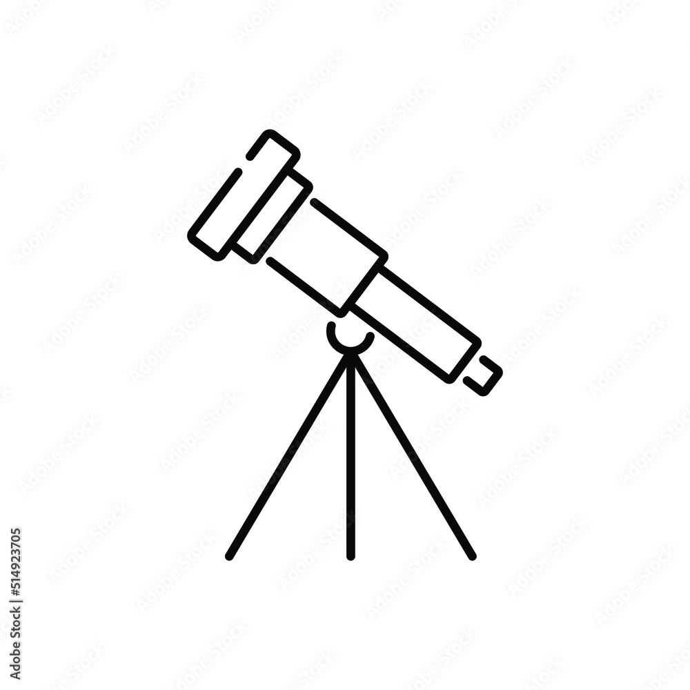School binoculars icon in different style vector illustration. Black school binoculars vector icon in filled, outline, line and stroke style can be used for web, mobile, ui