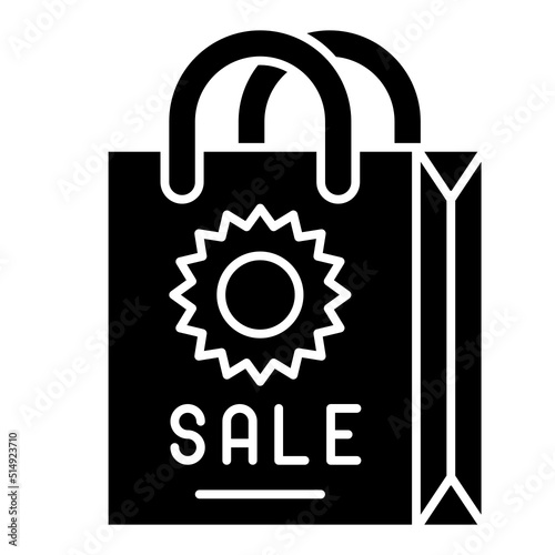 shopping glyph icon