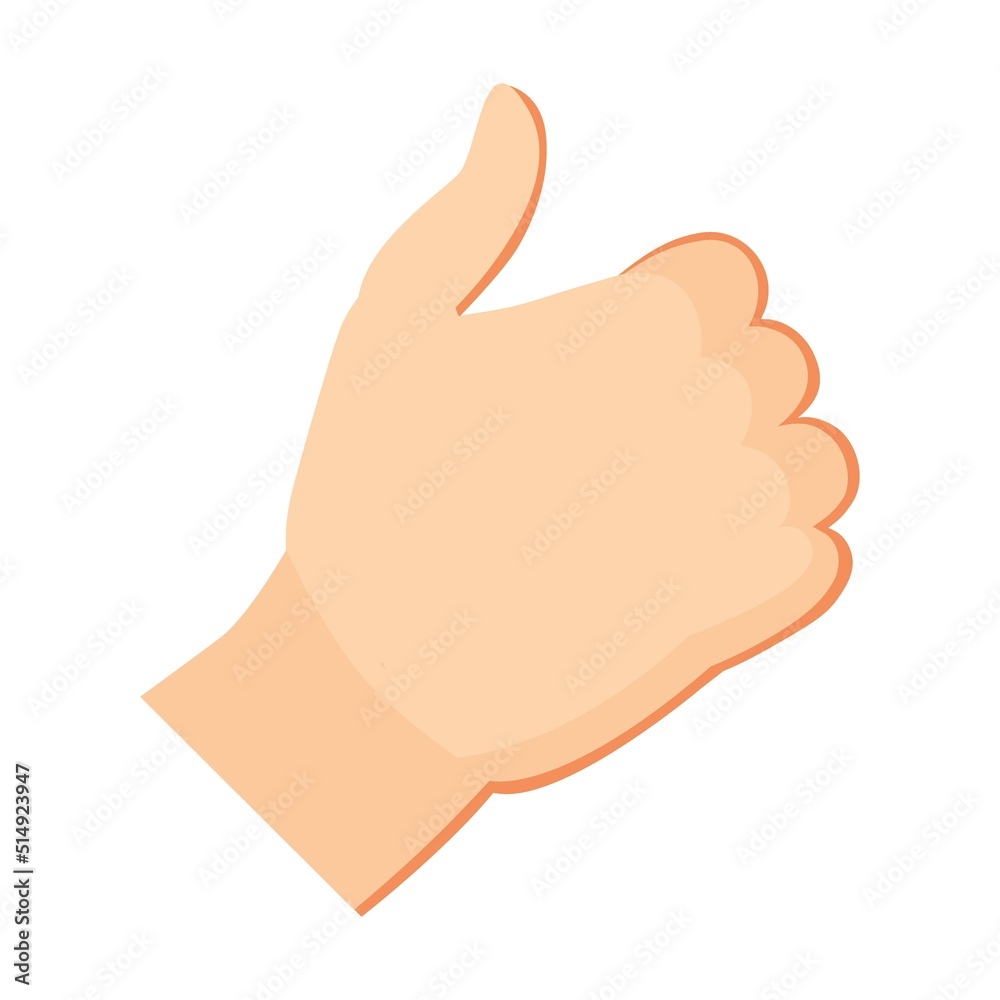 Human hand gesture. Arm and wrists, amount signs, open palm, pointing with finger, greeting, fist. Vector illustration for communication, signals