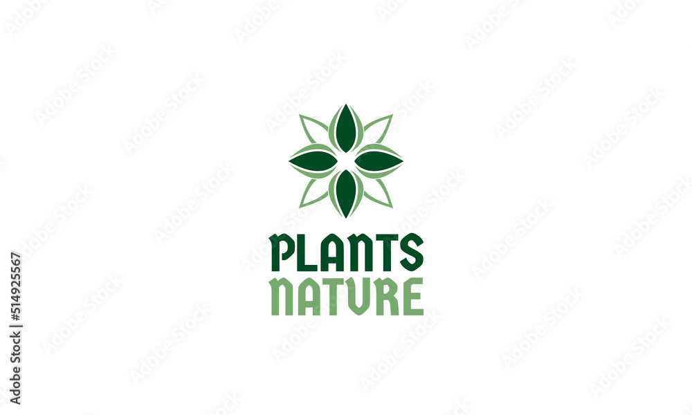 Nature and plants logo design concept. Design for agriculture, gardening, ecology and environment.