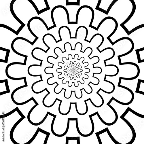 black and white spiritual symbol