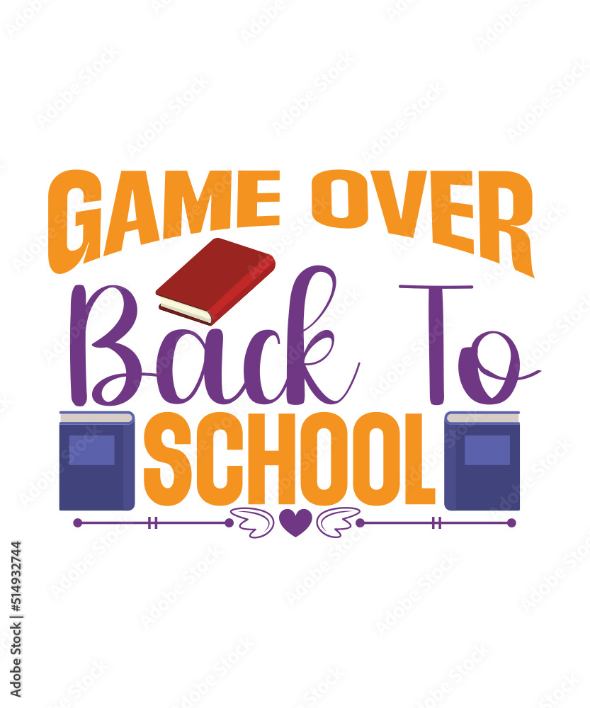 BACK To SCHOOL SVG Estudents School Ornaments School Supplies