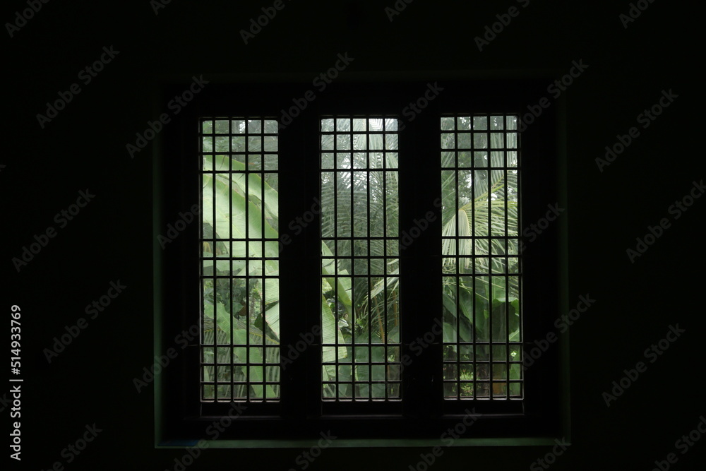 A window in a dark room A window in a dark room