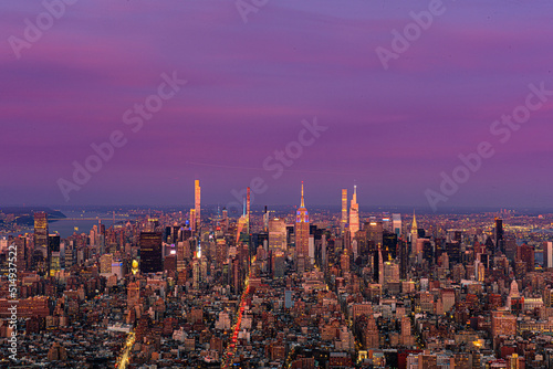 Nueva york, vista desde world trade center
