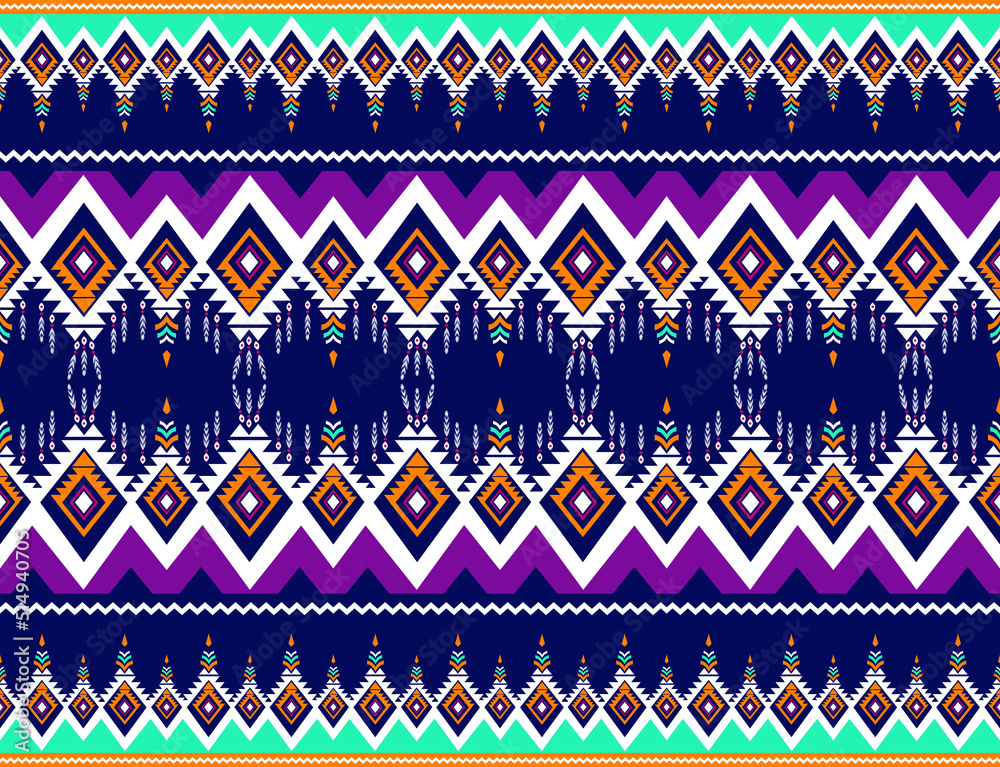 traditional ethnic geometric pattern background design for backgrounds carpet wallpaper clothes wrap fabric seamless embroidery style vector illustration traditional ethnic geometric pattern background design for backgrounds carpet wallpaper clothes wrap fabric seamless embroidery style vector illustration