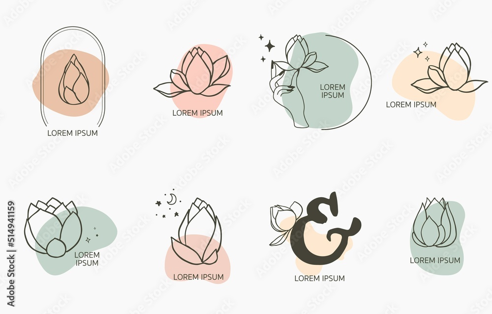 Black lotus flower outline.Vector illustration for icon,sticker,printable and tattoo Black lotus flower outline.Vector illustration for icon,sticker,printable and tattoo