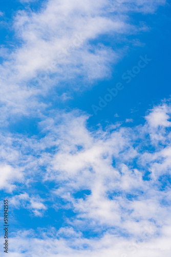 美しい青空と雲の背景素材