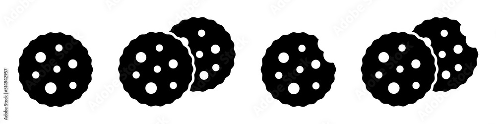 Biscuit icon. Cookies icon, vector illustration Biscuit icon. Cookies icon, vector illustration