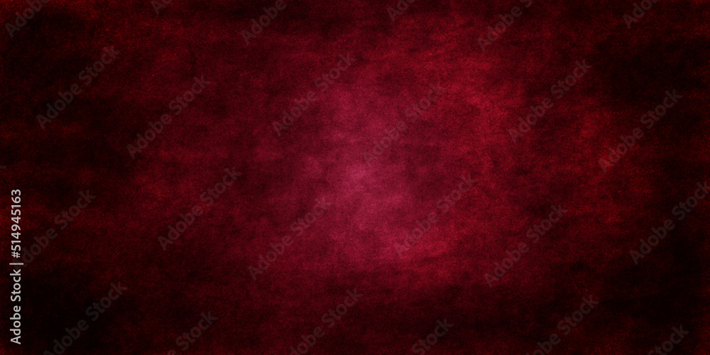 Red wall backdrop background with red faded border and old vintage grunge texture, marbled red painted background illustration for Christmas or valentines day.
Red wall backdrop background with red faded border and old vintage grunge texture, marbled red painted background illustration for Christmas or valentines day.