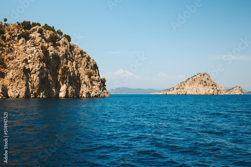 Islands in Aegean sea landscape explore Turkey nature destinations beautiful travel scenery summer season