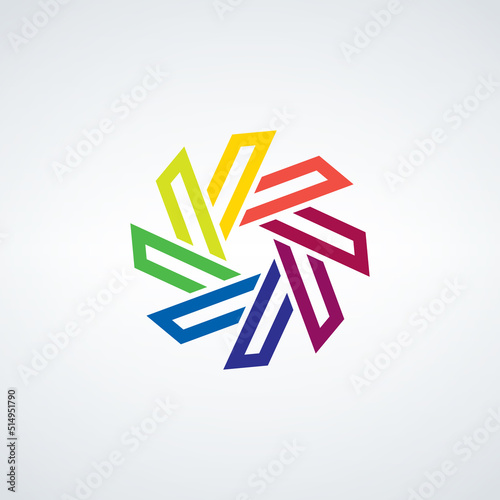 Vector abstract circle roun...