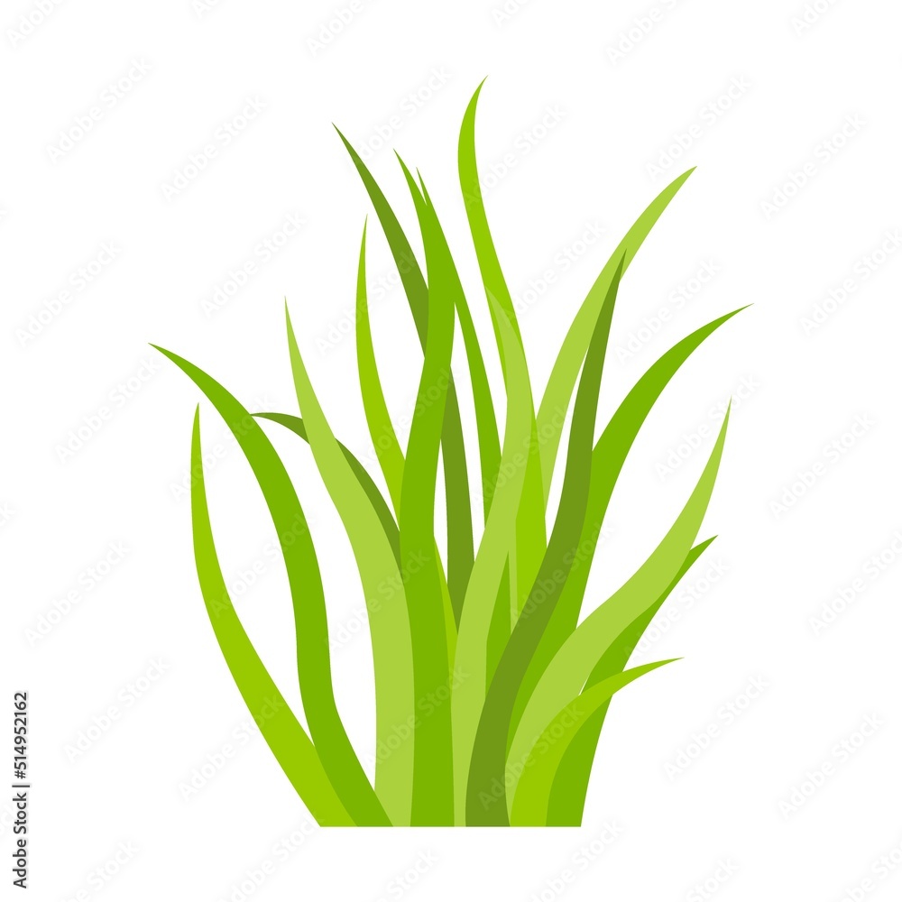 Grass pattern flat icon. Leaf borders, flower elements, nature background vector illustration. Green land concept for template design Grass pattern flat icon. Leaf borders, flower elements, nature background vector illustration. Green land concept for template design