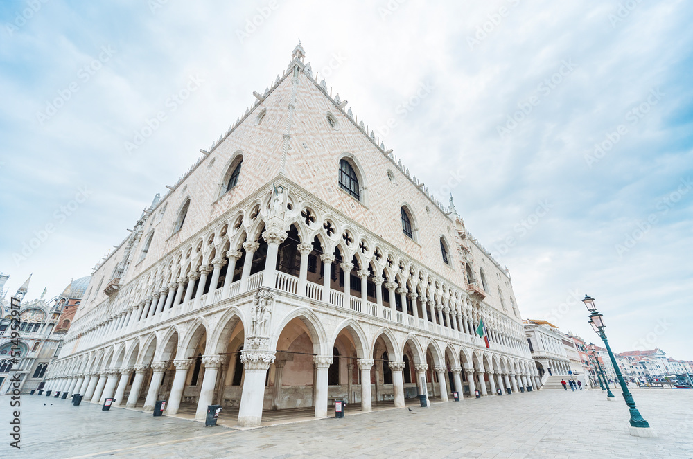 Historical architecture - Doge's Palace in Venice, Italy