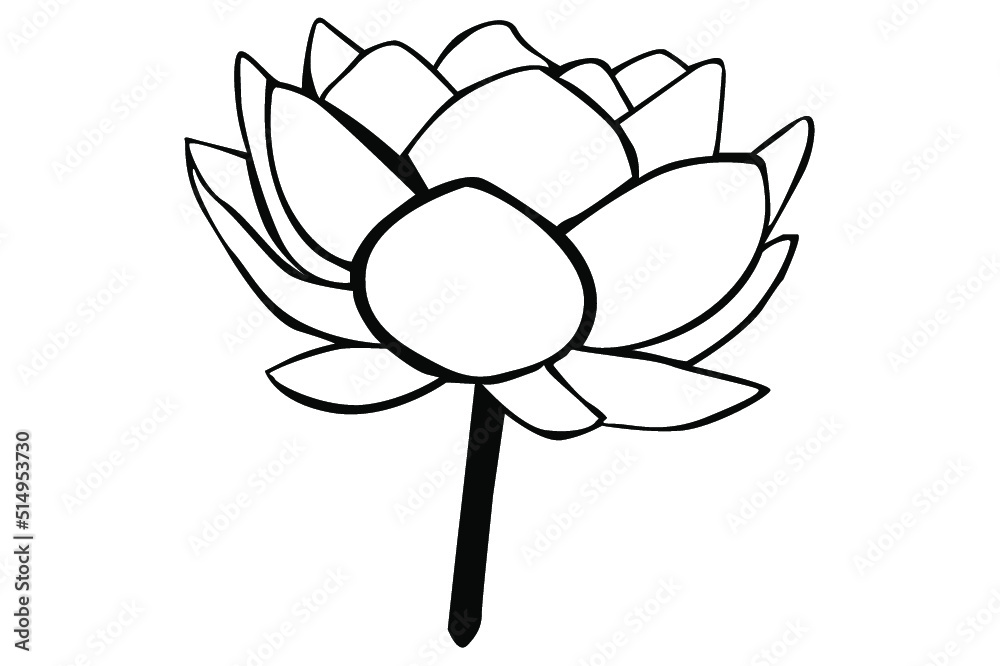 flower line art vector flower line art vector