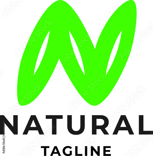 Natural Vector Logo Design Template