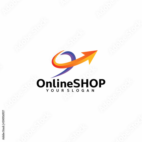Free Download Online Shop Logo designs Template. Illustration vector graphic of shopping cart and shop bag combination logo design concept. Perfect for Ecommerce, sale, discount or store web element. Company emblem - GFXLoad