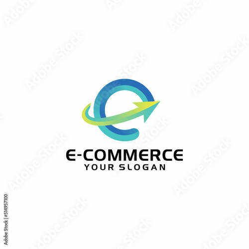 Online Shop Logo designs Template. Illustration vector graphic of shopping cart and shop bag combination logo design concept. Perfect for Ecommerce  sale  discount or store web element. Company emblem
